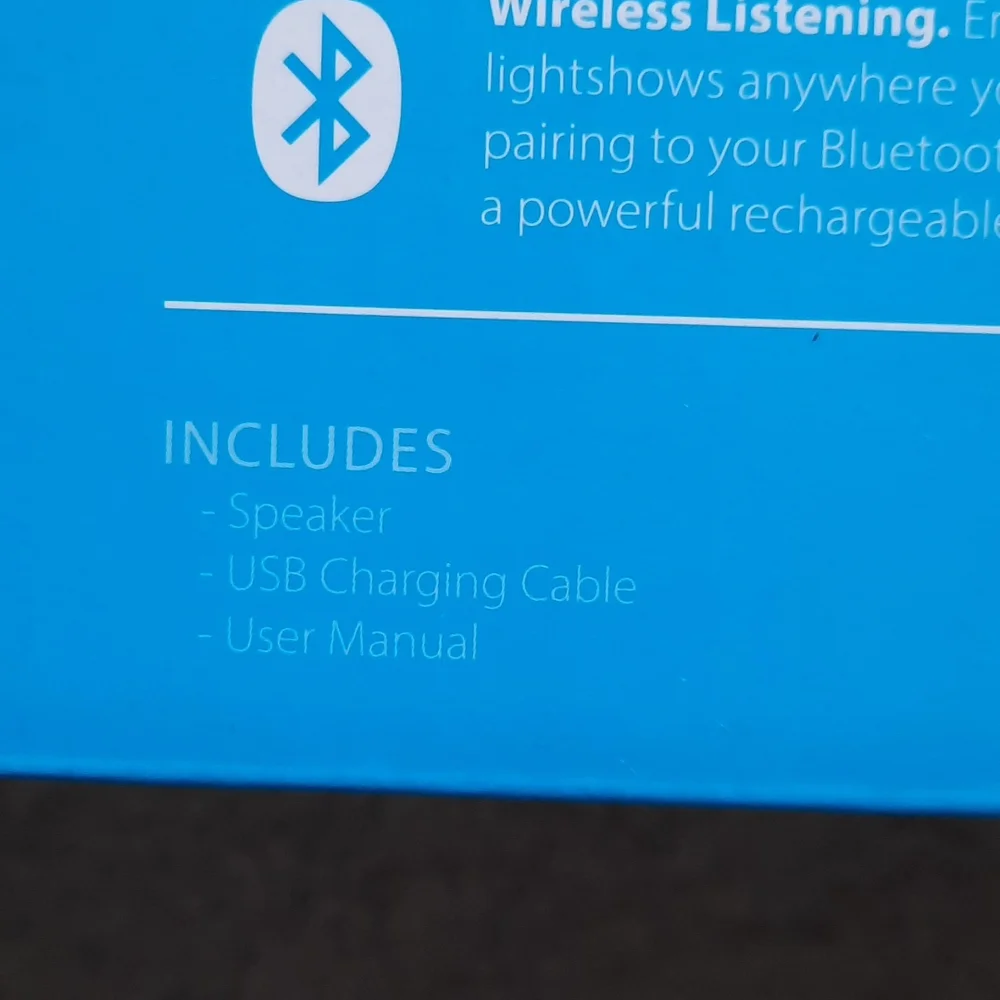 Brookstone LED dynamic wireless speaker - Picture 7 of 10